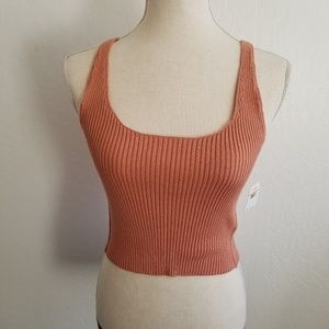 Free People Ribbed-Knit Tank Top